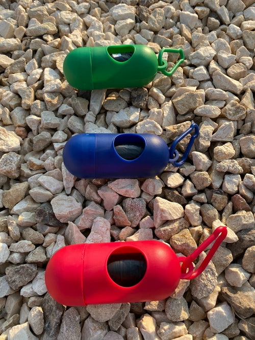 Dog Poop Bag Dispenser with Bags