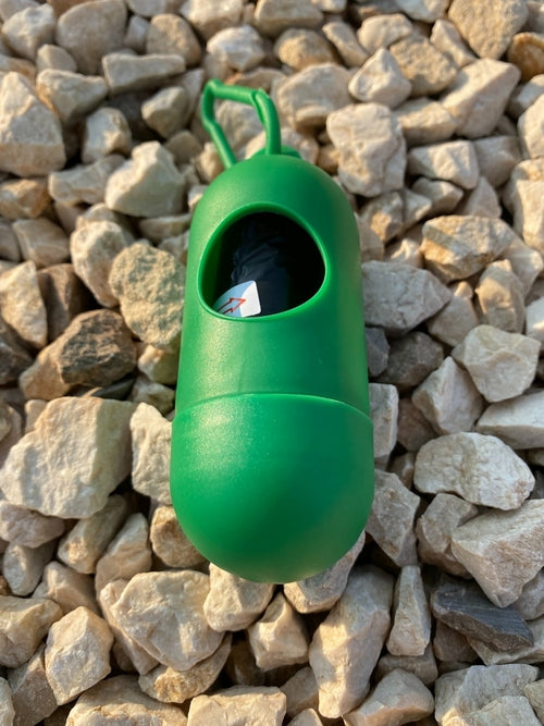 Dog Poop Bag Dispenser with Bags