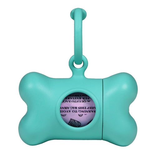 Pet Bag Dispenser United Pets Bon Ton Nano Classic Dog Aquamarine