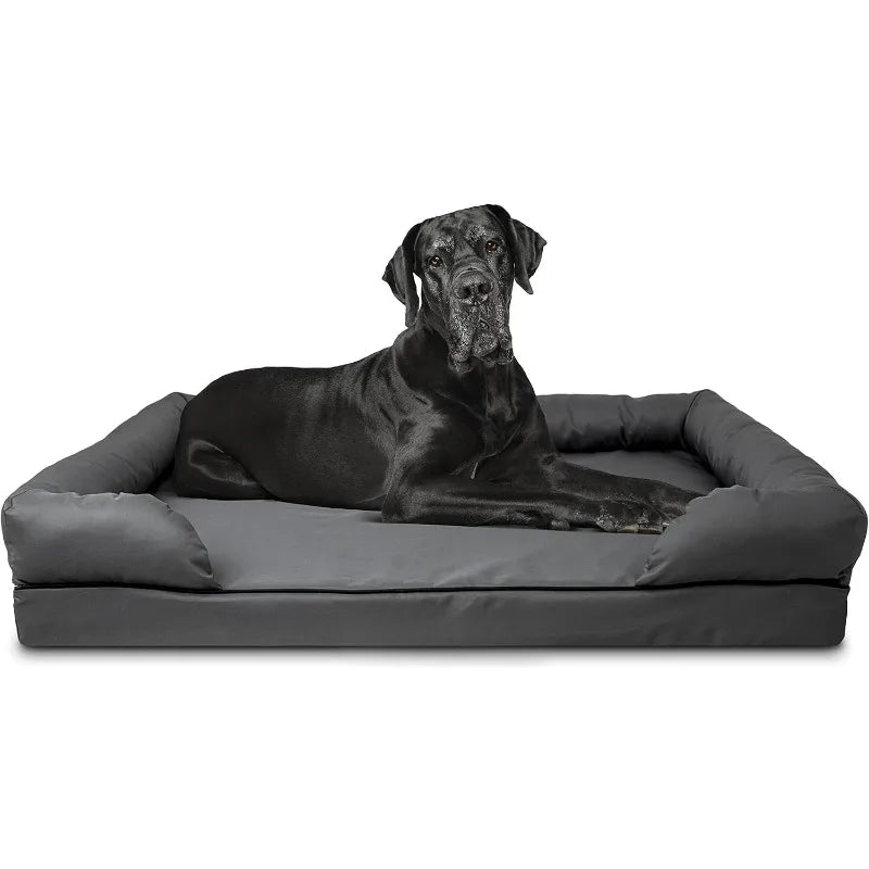 Dog’s Bed, Dog Bed XXL Grey 51.5x39, Memory Foam, Pain Relief: Arthritis, Hip & Elbow Dysplasia, Post Surgery, Lameness